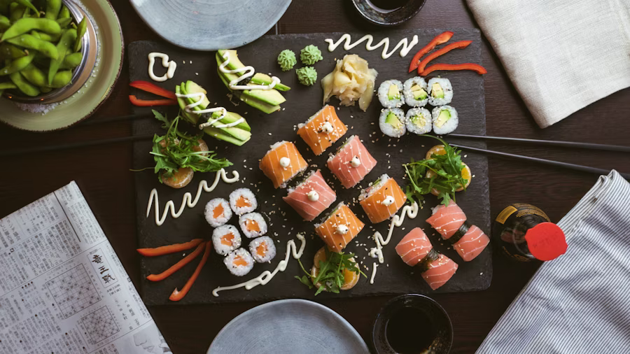 Aburi Salmon Roll Sushi Tei Surabaya